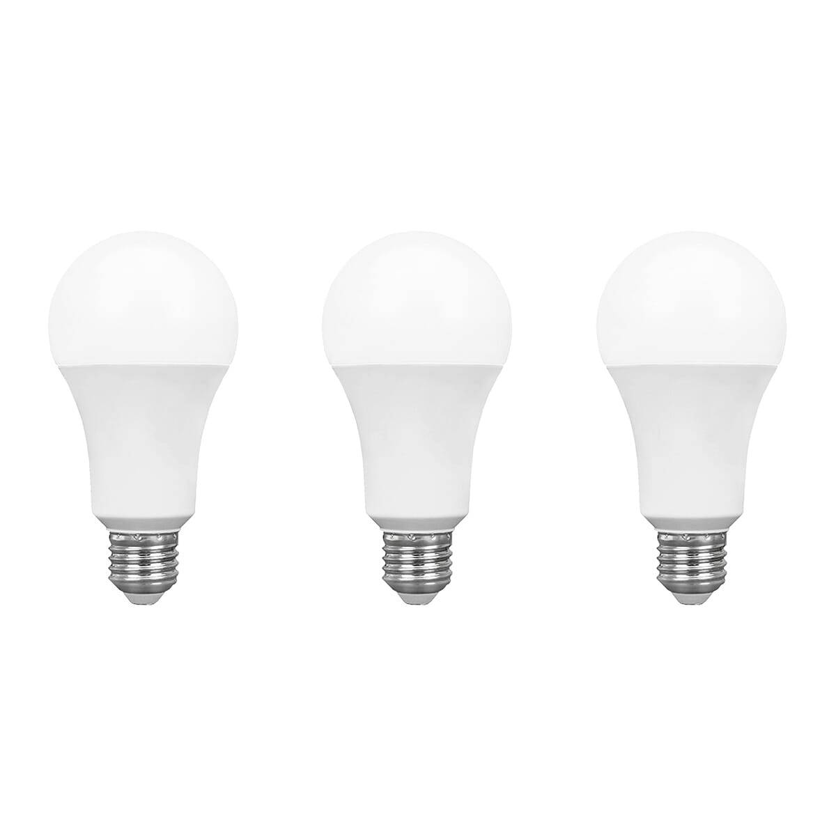 Spectrum LED Peerlamp A60 E27 Mat - 20W 2045lm 6000K - Koudwit - Vervangt 200W - 3 stuks