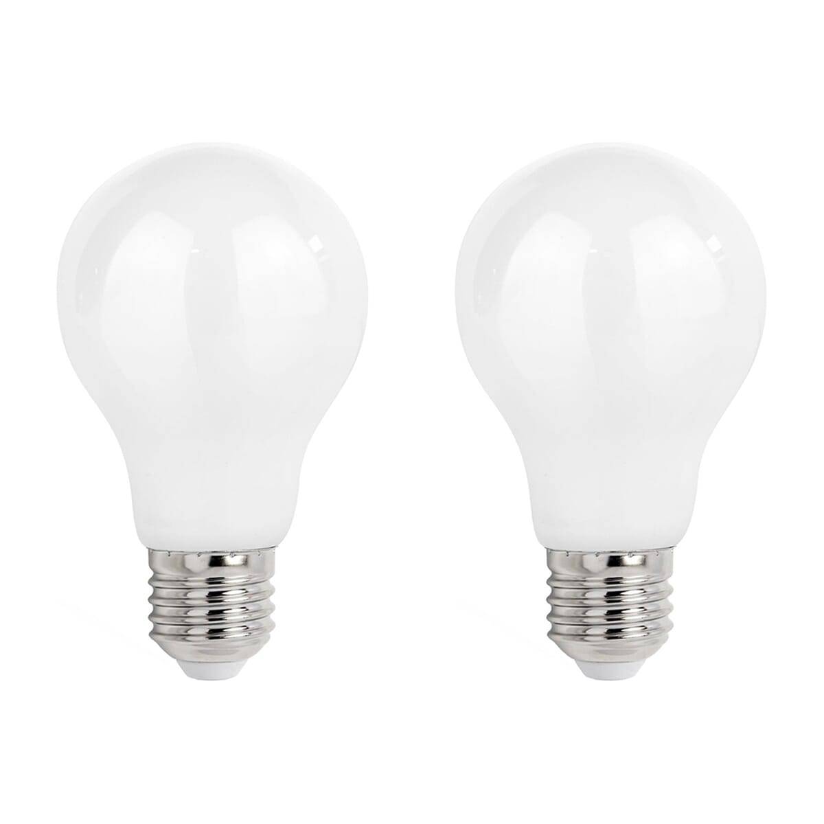 Spectrum LED Peerlamp A60 E27 Mat - 11W 1500lm 4000K - Neutraalwit - Vervangt 98W - 2 stuks