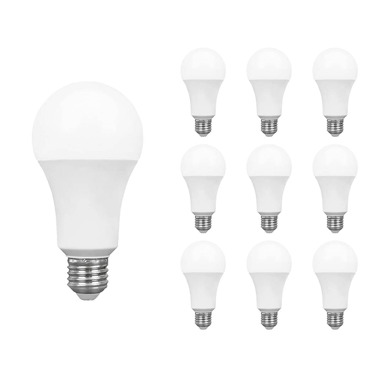 Spectrum LED Peerlamp A60 E27 Mat - 20W 2045lm 6000K - Koudwit - Vervangt 200W - 10 stuks