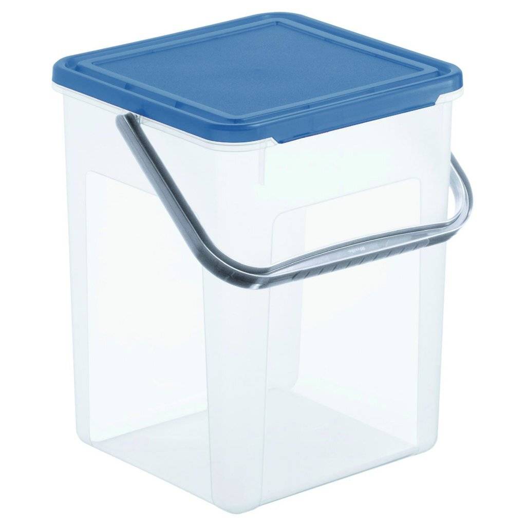 Rotho Waspoederbox 9L Horizon Blauw/Transparant-0