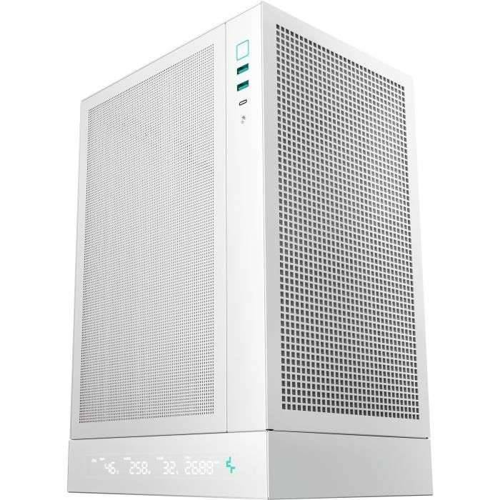 DEEPCOOL CH170 Digitale Mini Tower Behuizing zonder Voeding - M-ITX Formaat - Wit-0