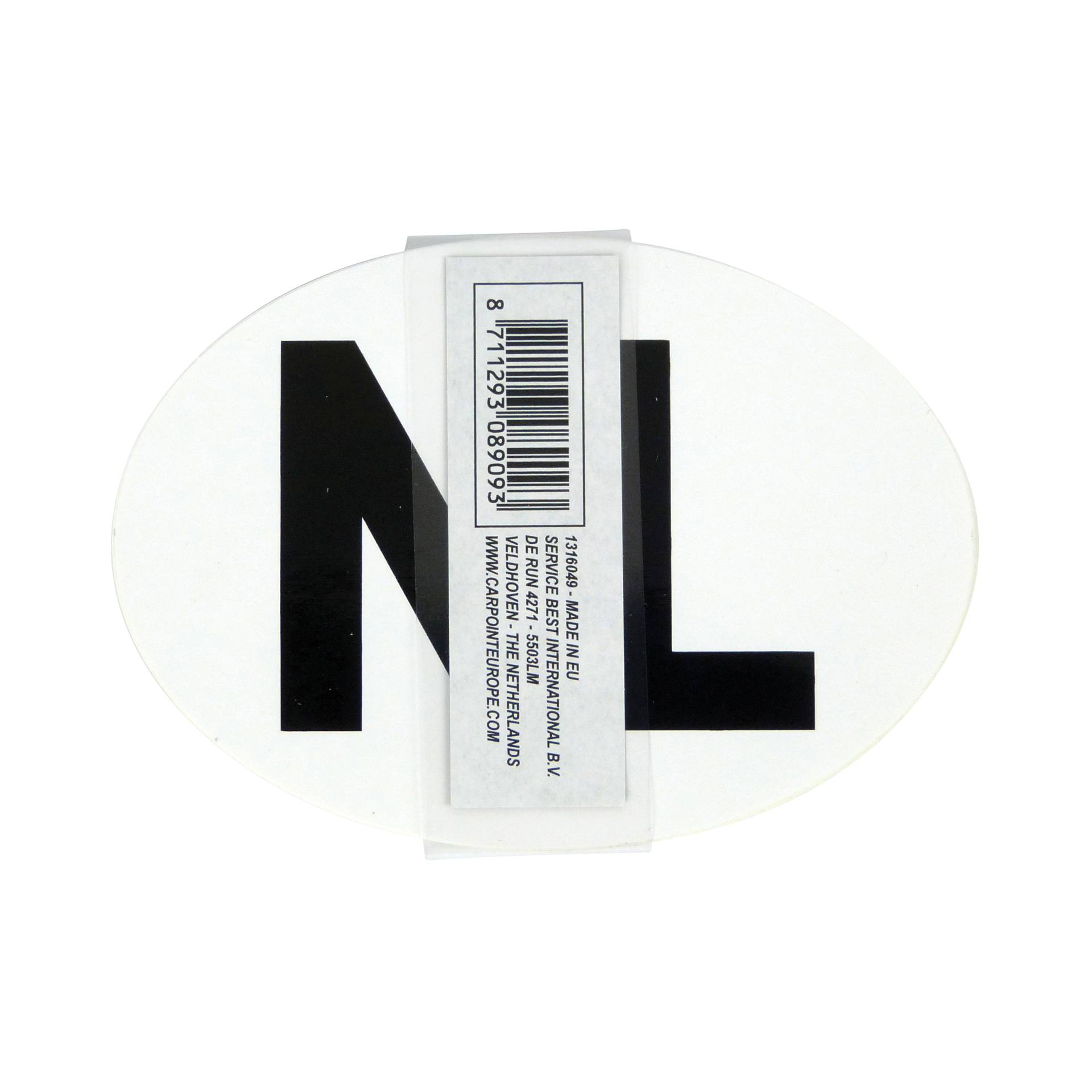 Carpoint NL Sticker Wit 112x80mm 20 Stuks-1