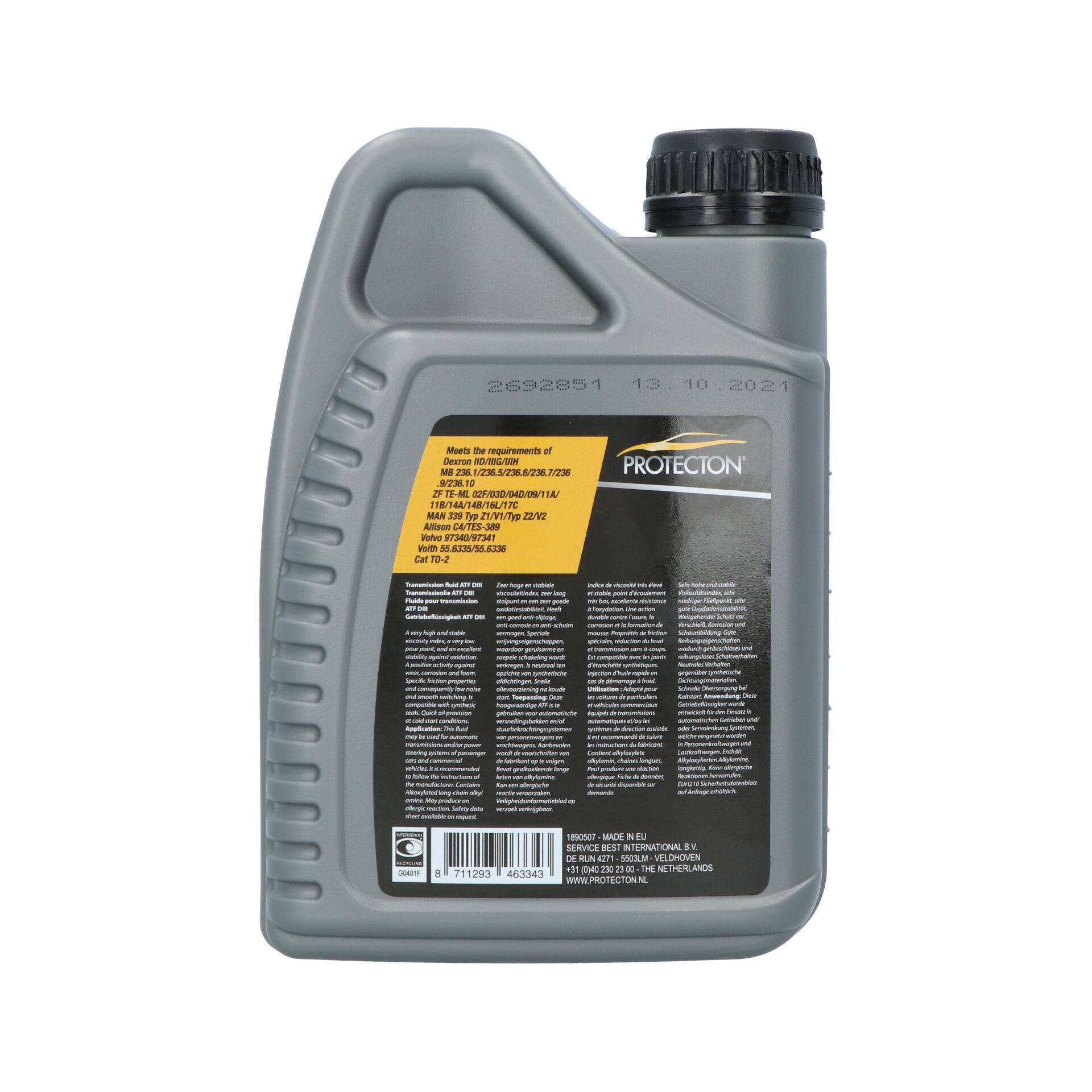 Protecton Transmissieolie ATF DIII 1Ltr-4