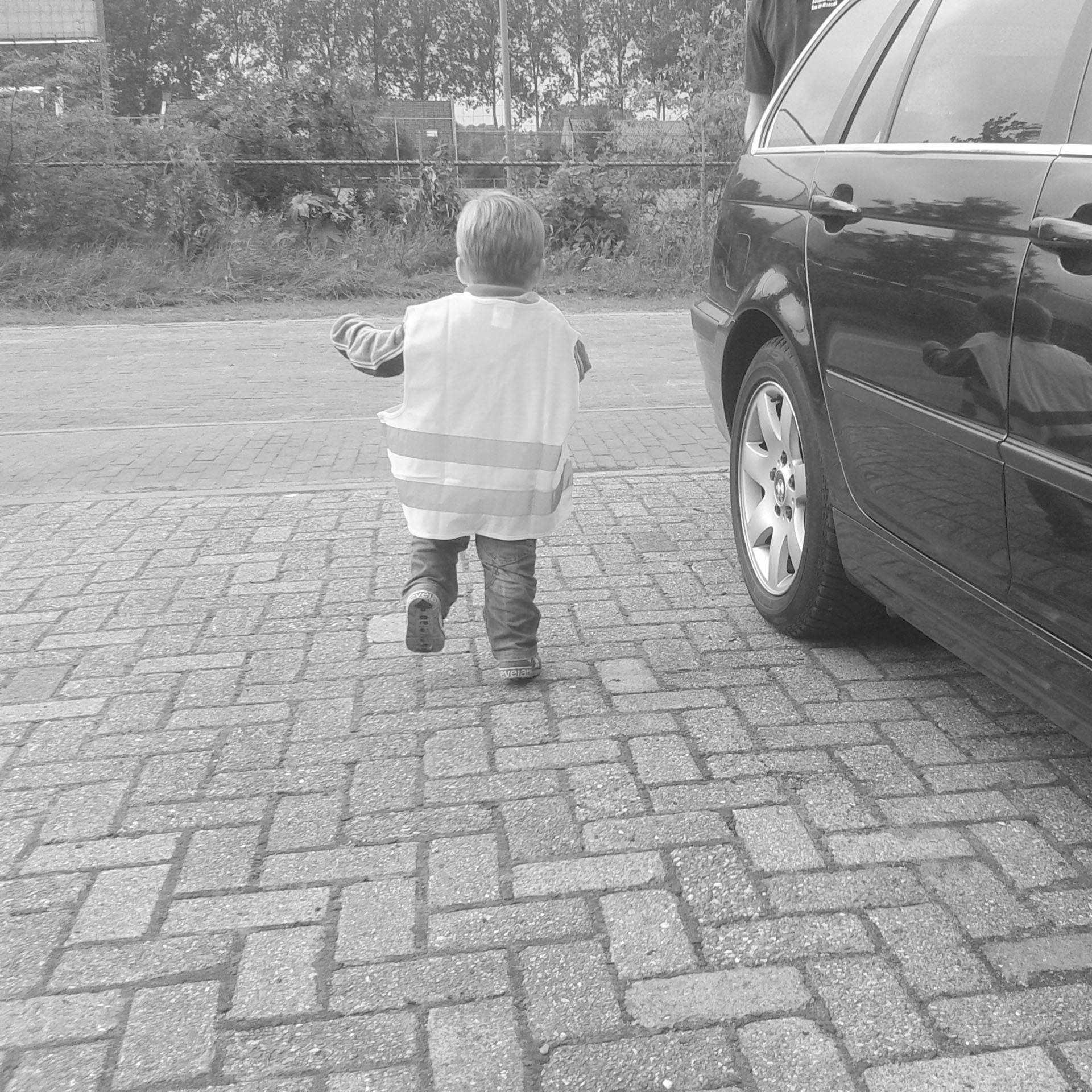 Dresco Veiligheidsvest Junior reflectie geel-1