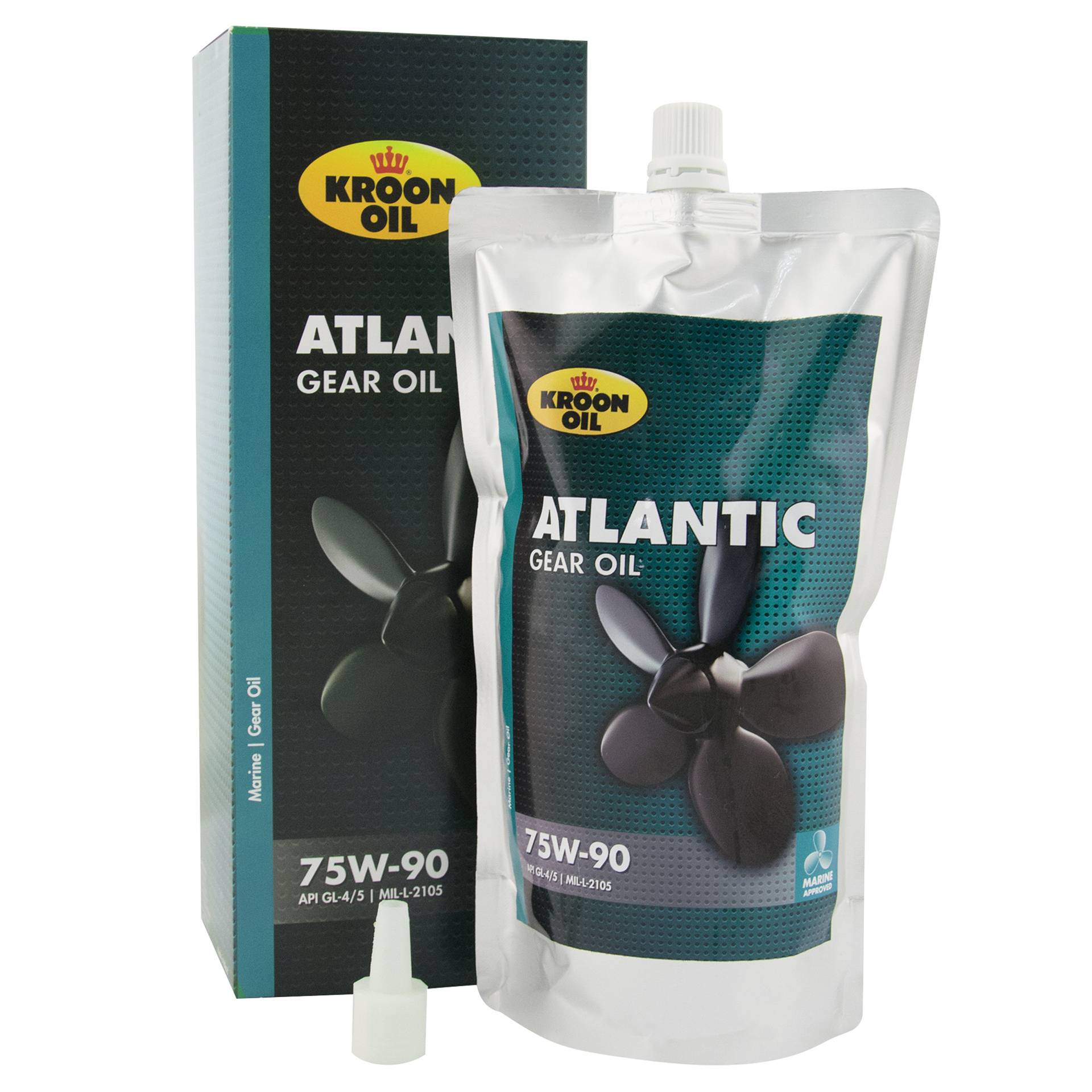 Kroon-Oil 33523 Transmissieolie Atlantic Gear 75W-90 500ml-1