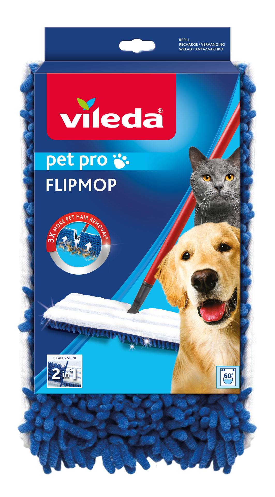 Vileda Pet Pro FlipMop Navulling-1
