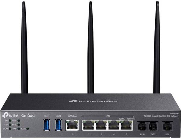 TP-LINK Omada DR3650v V1 Gateway 1GbE Wi-Fi 6 (DR3650v(EU))