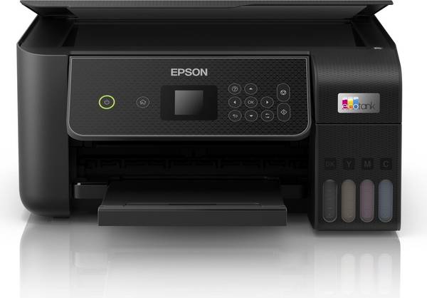 Epson EcoTank ET-2870 Multifunctionele Printer - Kleur - Inkjet - A4 - Wi-Fi, USB - Zwart (C11CJ66421)