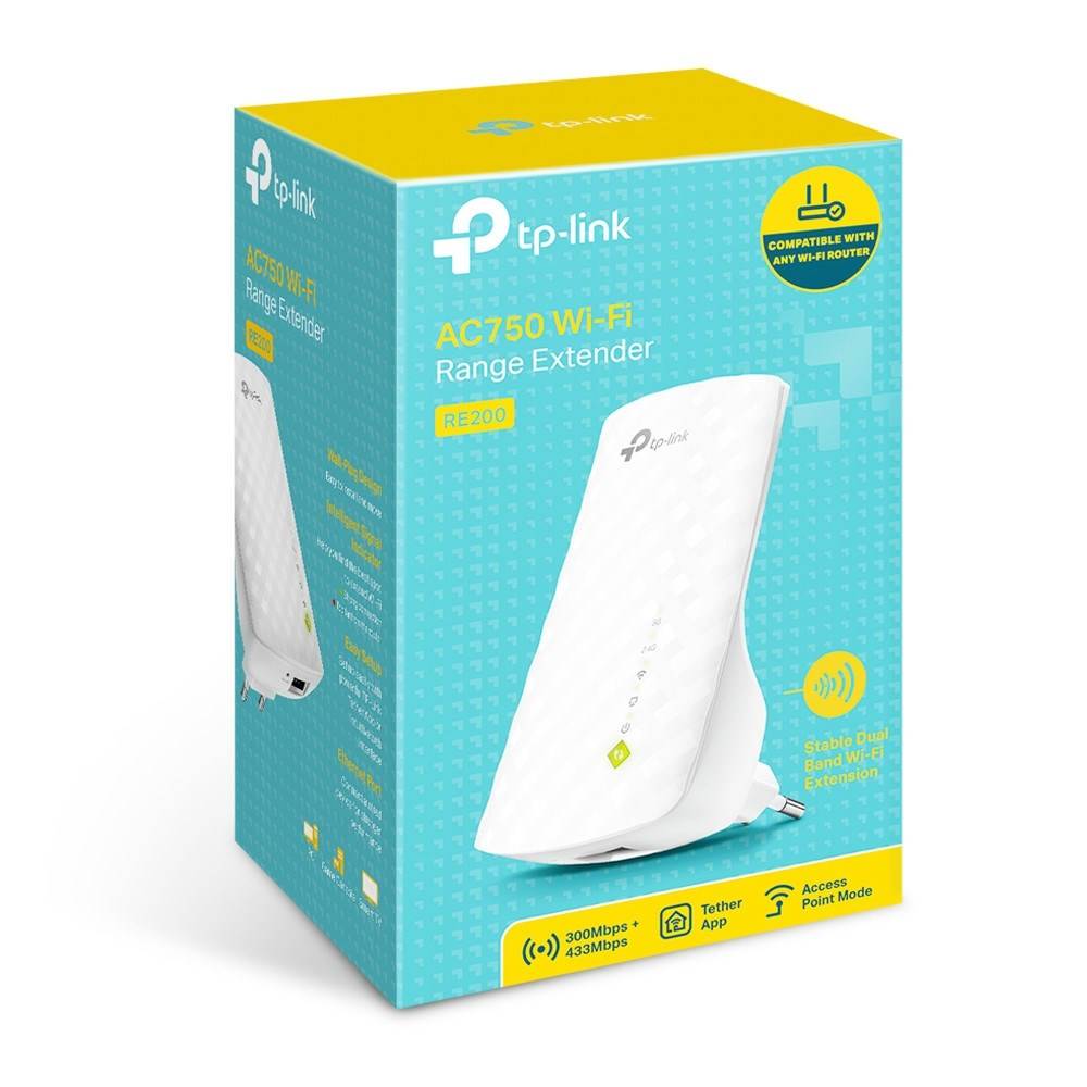 TP-Link RE200 - Wi-Fi Bereikversterker - Wi-Fi 5 - 2,4 GHz, 5 GHz (RE200)-1