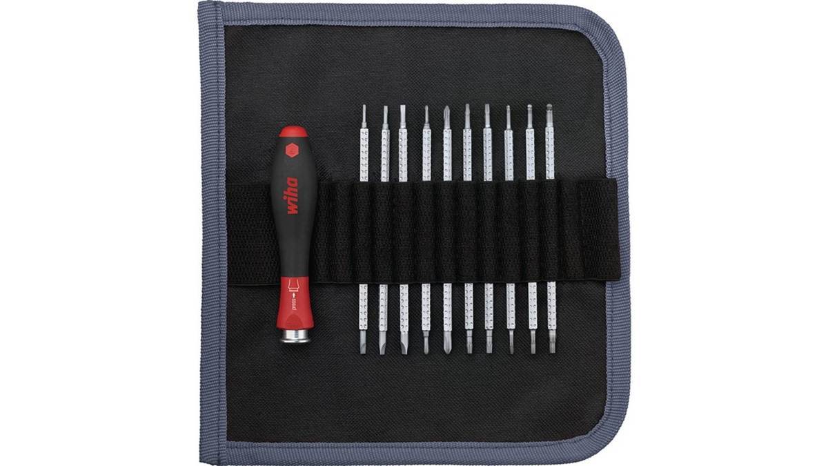 Wiha Werkplaats Verwisselbare Mes Set, 11-delig - Sleuf, Phillips, Interne TORX, Interne Hex (27820) 11-piece-0