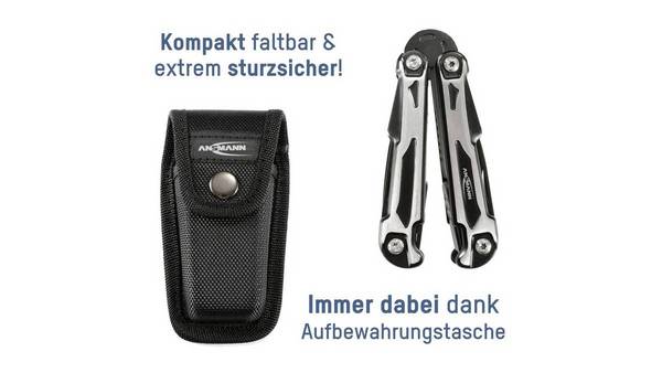 Ansmann Multitool 14-in-1 Zwart (1900-0112)