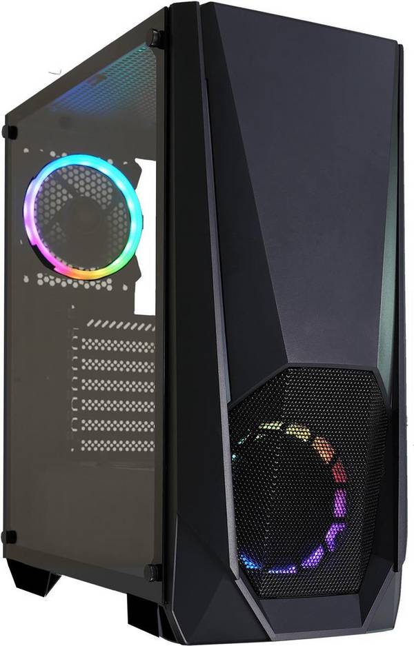 Xilence Xilent Blast X505.ARGB Gaming PC Case, RGB ATX Midi Tower, Zwart (XG141)