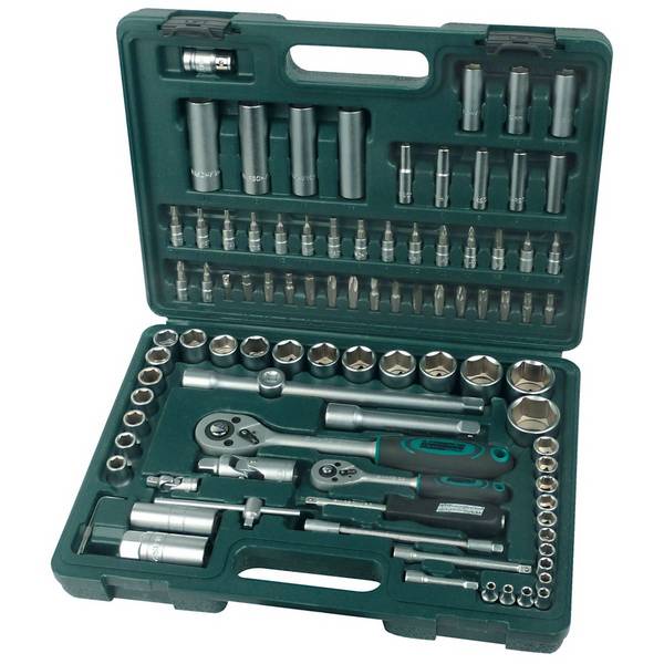 Brüder Mannesmann Steeksleutelset - 6,3 mm (1/4") en 12,5 mm (1/2") - 94 Stukken (M98410)