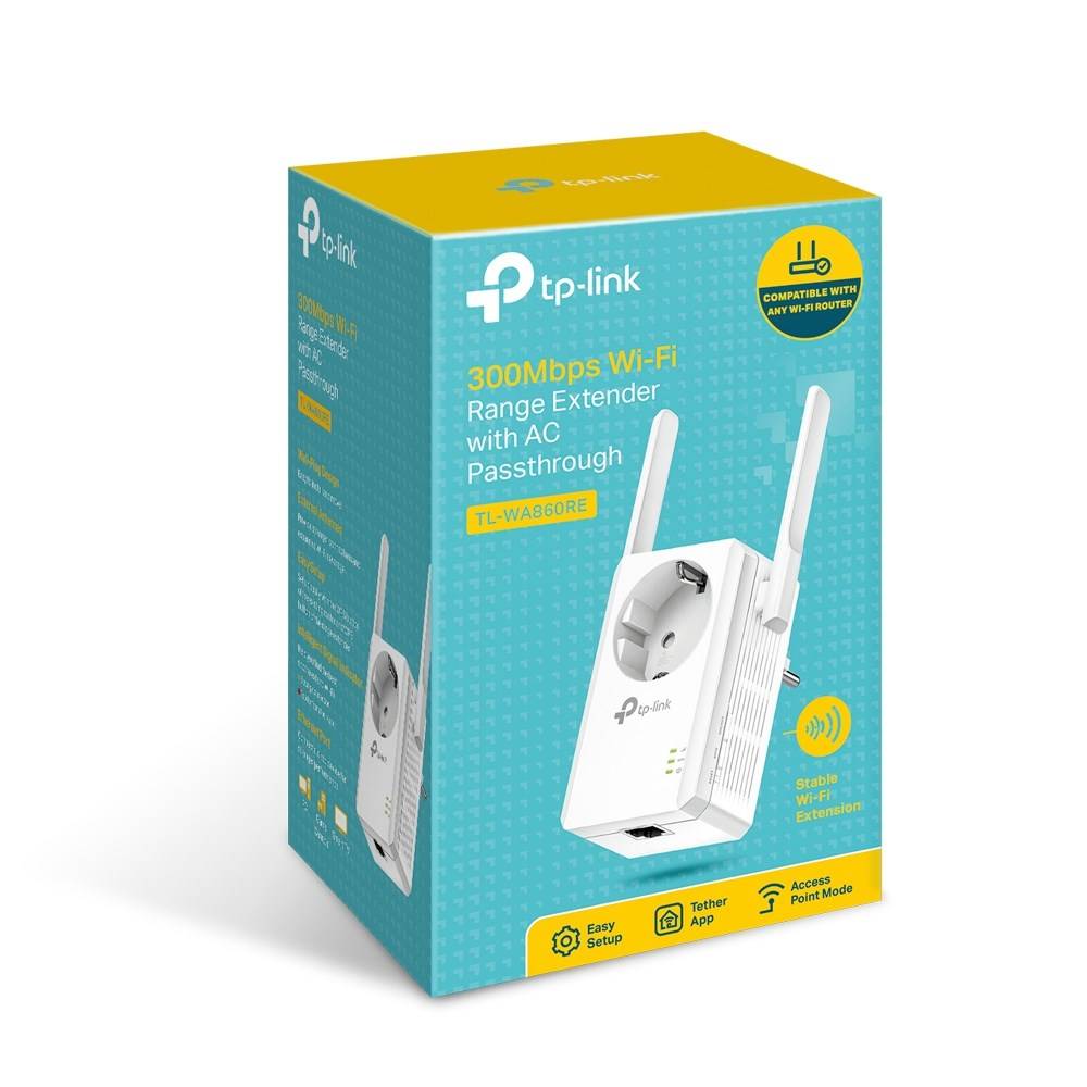 TP-Link TL-WA860RE - Wi-Fi Bereikversterker - 100 Mb LAN - 2,4 GHz (TL-WA860RE)-1