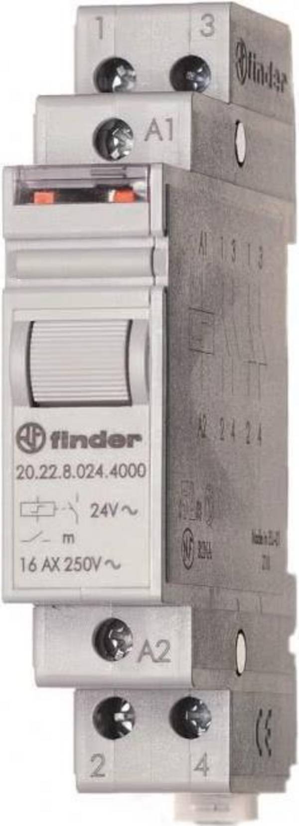 FINDER Aardlekschakelaar 230VAC 16A voor DIN Rail, Serie 20