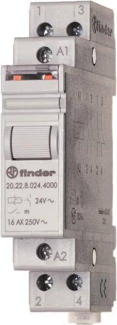 FINDER Aardlekschakelaar 230VAC 16A voor DIN Rail, Serie 20-0