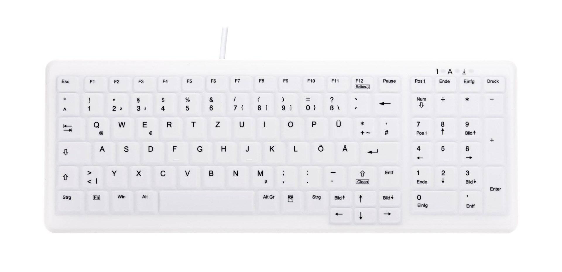 CHERRY ACTIVE KEY MTA AK-C7000 Corded DE-Layout met-1