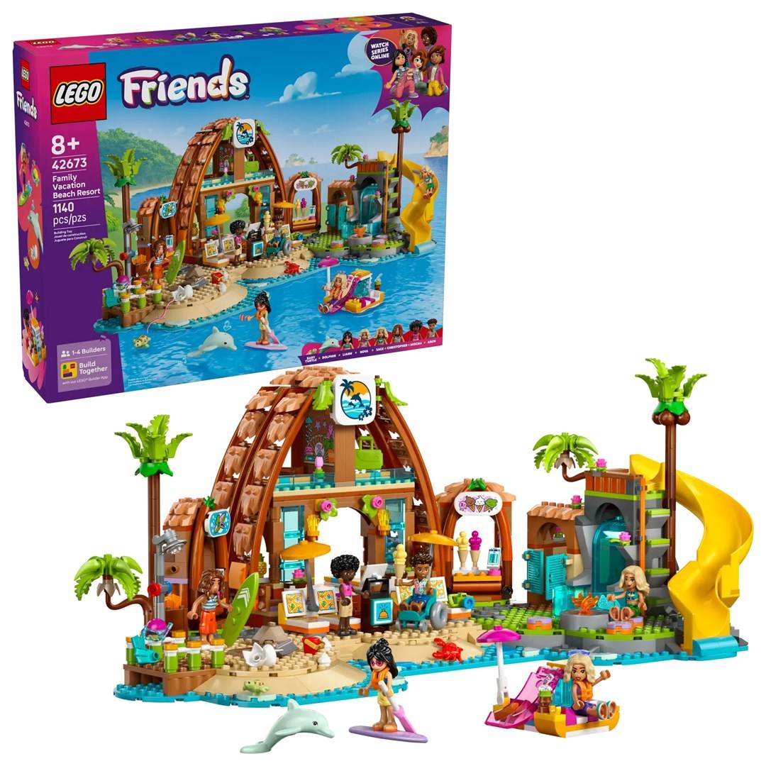 LEGO FRIENDS 42673 Familievakantie Strandresort-0