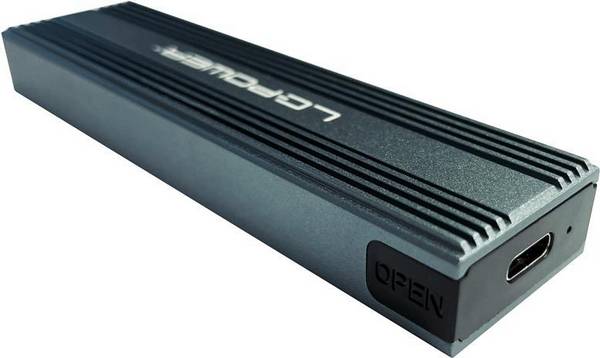 LC Power LC-M2-C-MULTI-3 - M.2 Opslagbehuizing - USB 3.2 (Gen 2x1) - Antraciet M.2-Karte