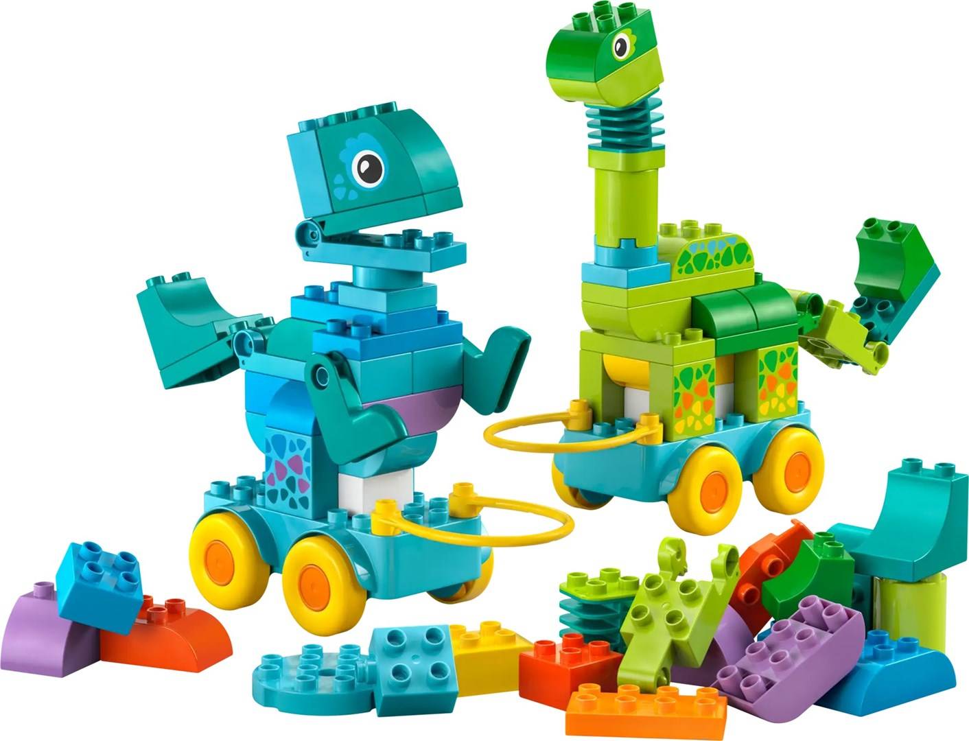 LEGO DUPLO 10451 3-in-1 Dinosaurus op Wielen (10451)-2