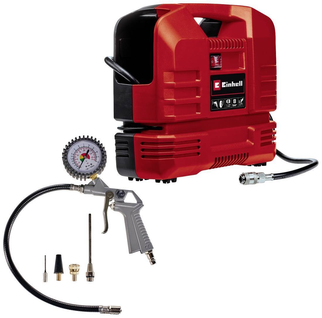 Einhell TC-AC 190 OF Compressor Set - 8 Bar - 1 Cilinder - Draagbare Luchtcompressor-0