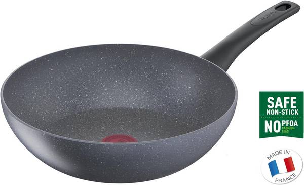 Tefal Healthy Chef Wok/Koekenpan 28 cm Grijs - G1501923