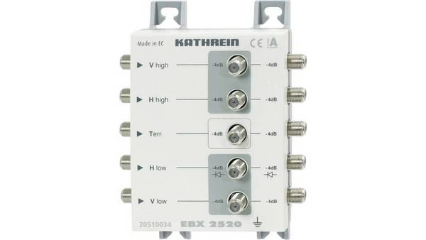 KATHREIN EBX 2520 Antenne Splitter - F-connector naar F-connector