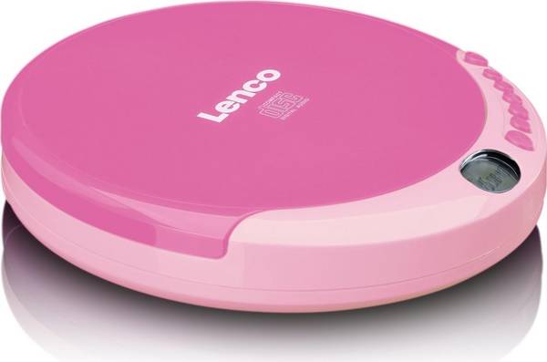 Lenco CD-011 Draagbare CD Speler Roze (CD-011PINK)