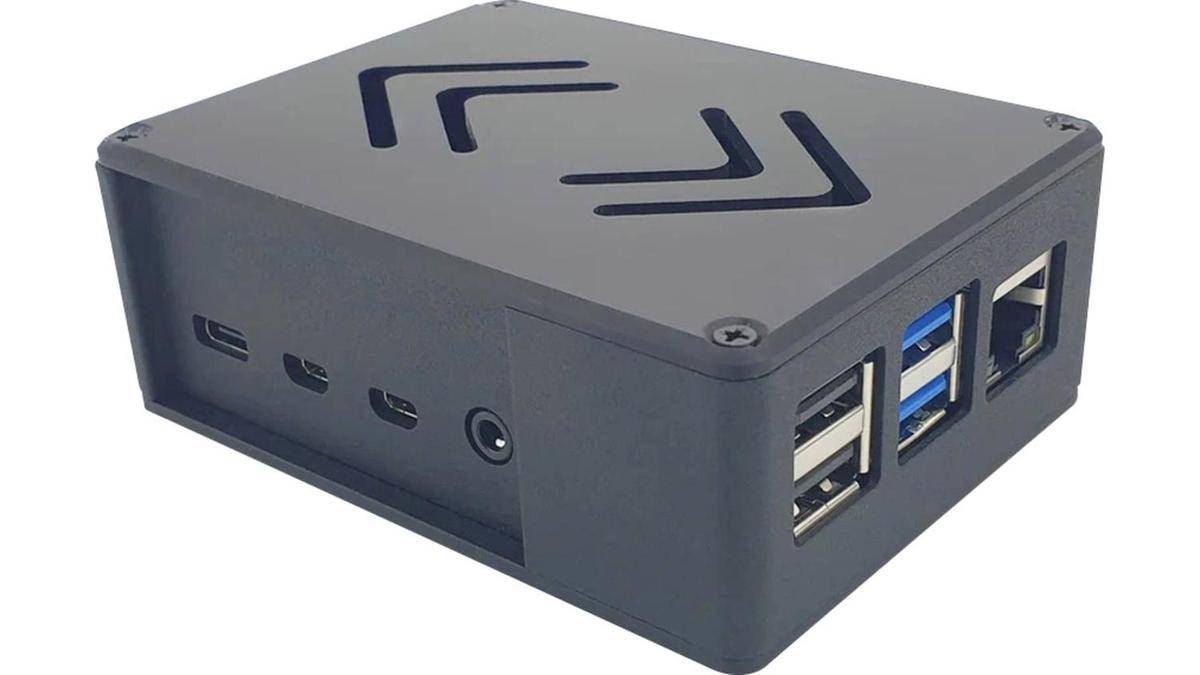 ALLNET Rock Pi - Aluminium Behuizing ecoPI PRO LP - Zwart (RockGHPROLPSV)-0