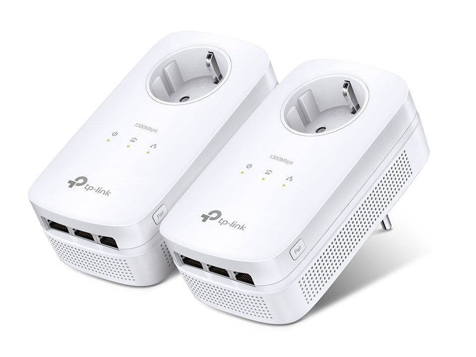 TP-LINK TL-PA8030P KIT - Starter Kit - Bridge - GigE, HomePlug AV - Aansluitbaar op Wandcontactdoos-0