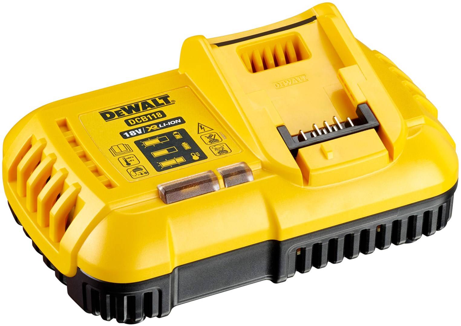 DeWALT DCB118-QW - Acculader - 8 A - voor DeWALT DCMPP568N-XJ, XR DCB182, DCB184-0