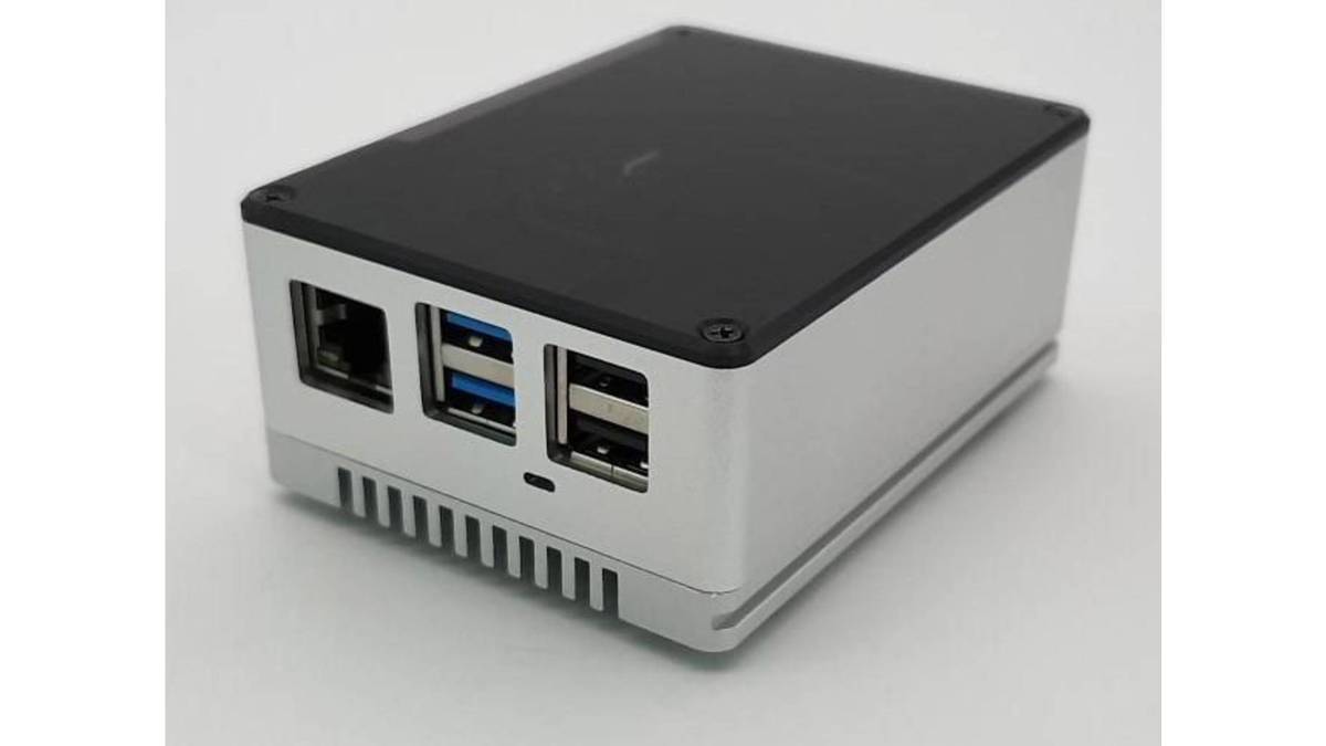 Rock Pi Aluminium Case ecoPI PRO LP Zilver - Model RockPi_GH_PROLP_SV-0