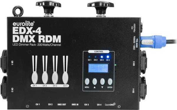 EUROLITE EDX-4 DMX RDM LED Dimmerpack
