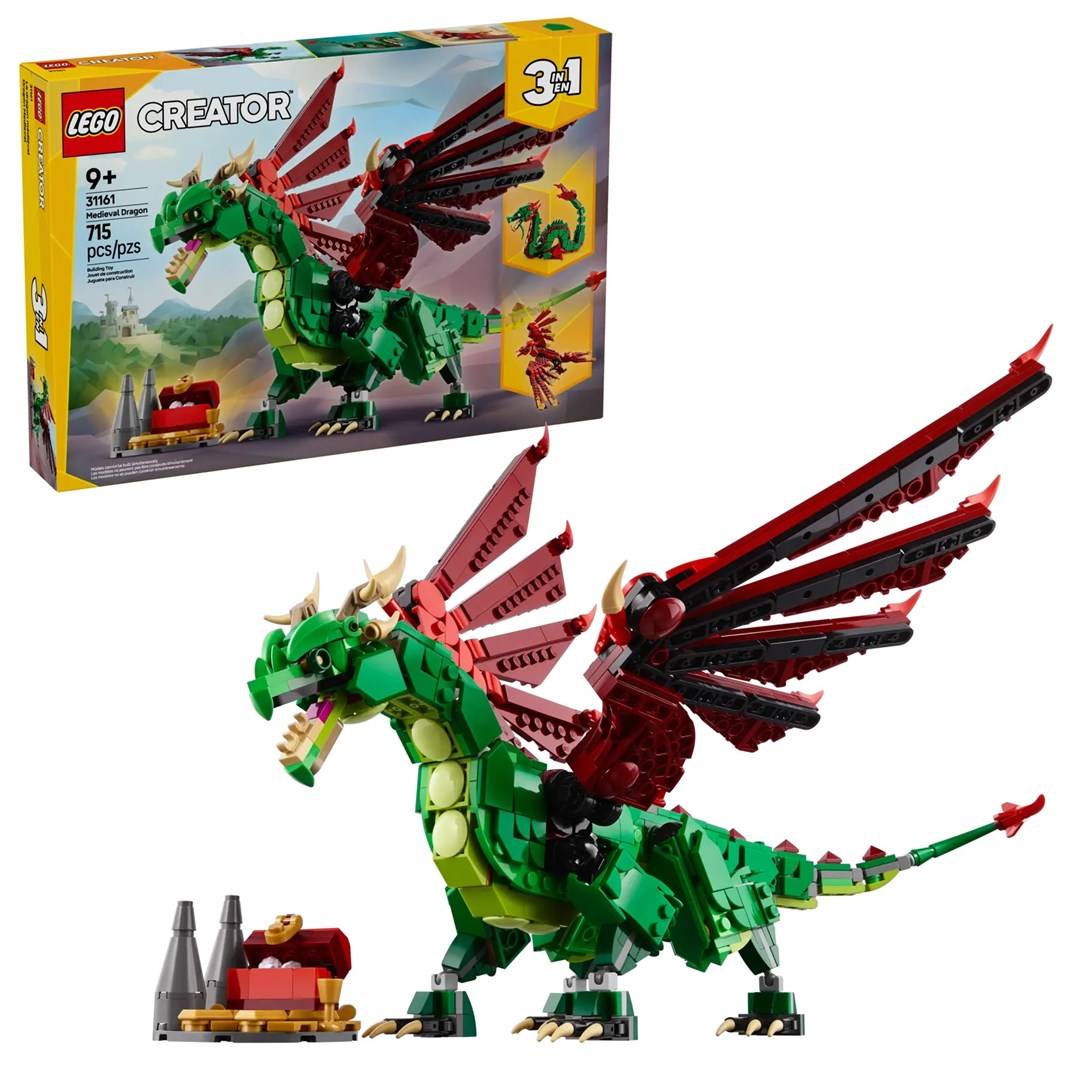 LEGO CREATOR 3 IN 1 31161 Middeleeuwse Draak (31161)-0