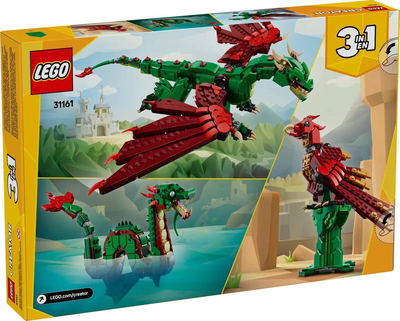 LEGO CREATOR 3 IN 1 31161 Middeleeuwse Draak (31161)-4