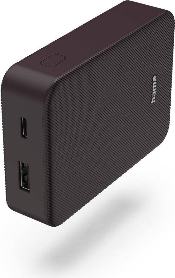 Hama Colour 10 Powerbank 10000 mAh 37 Wh Snelladen 2 USB-poorten Pruim 24-pin-0