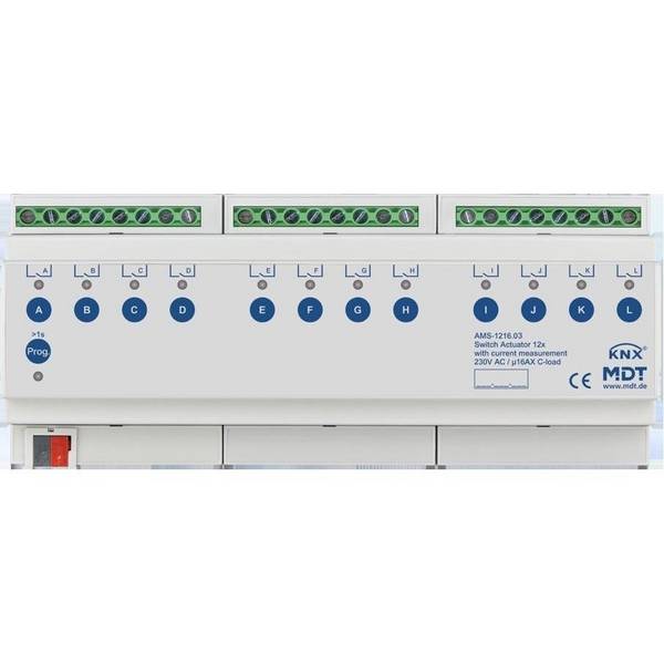 MDT technologies Schakelactuator 12-voudig 12TE REG AMS-1216.03 12-fold