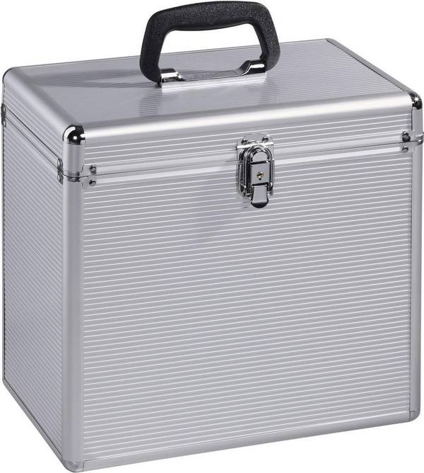 Hama Opbergmedia Koffer voor 50 LP's - Zilver - 00181435