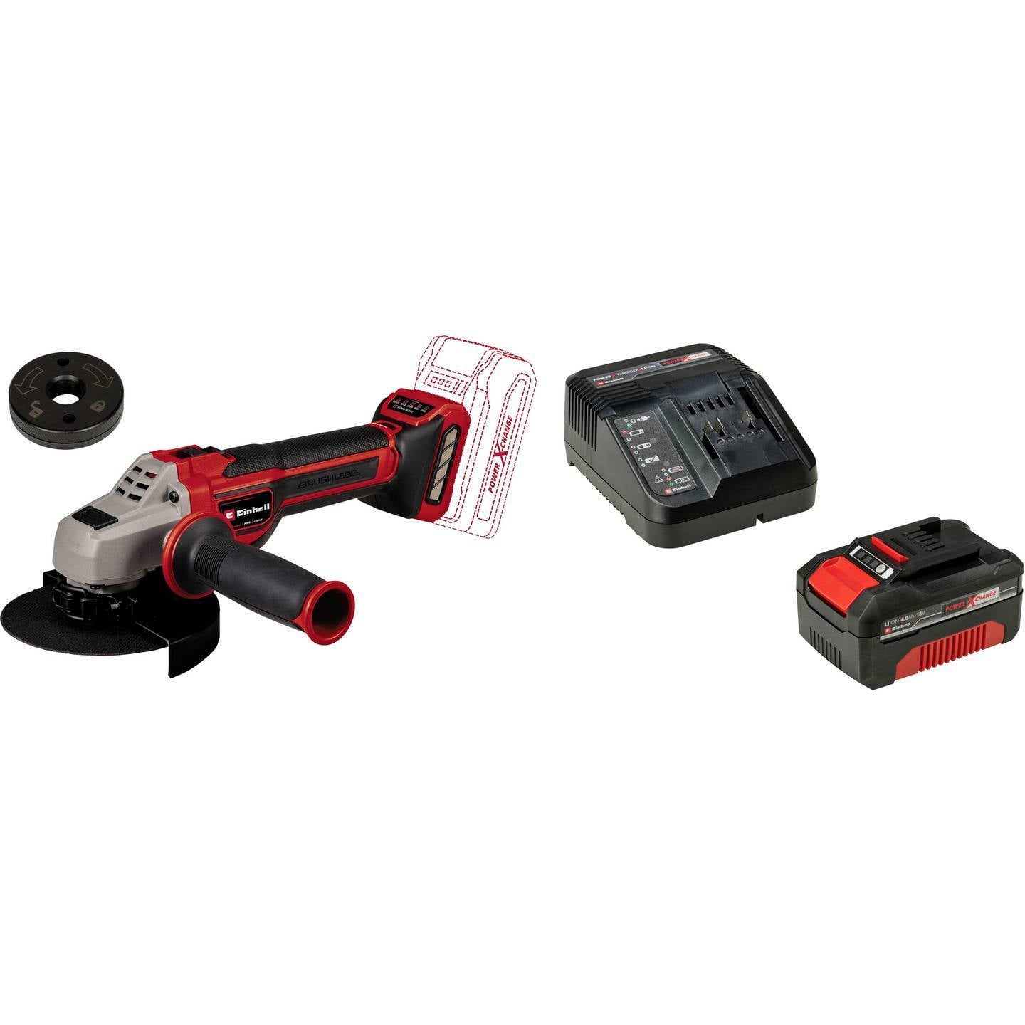 Einhell Accu Haakse Slijper TP-AG 18/125 CE Q Li-Solo-0