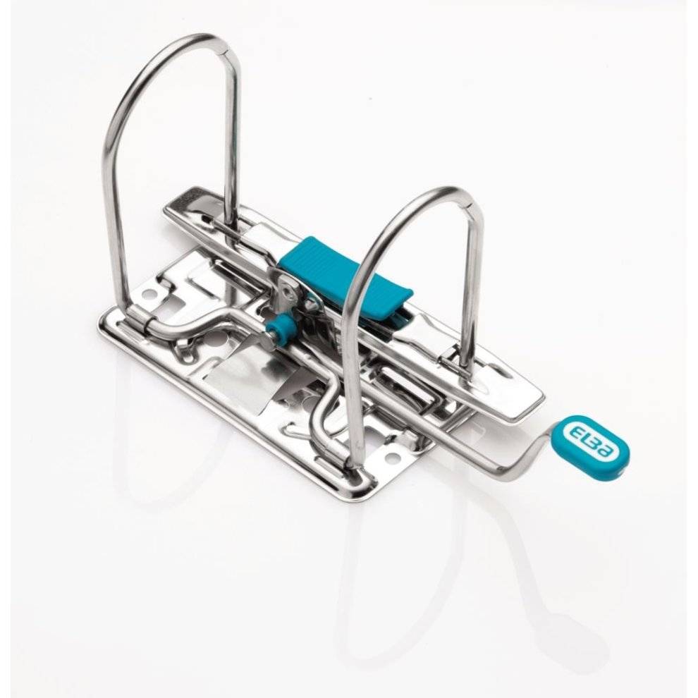 ELBA rado star binder 80 mm rugbreedte grijs DIN A4 PP binnenkant doorzichtige pocket vervangbaar insert (10468 GR)-2