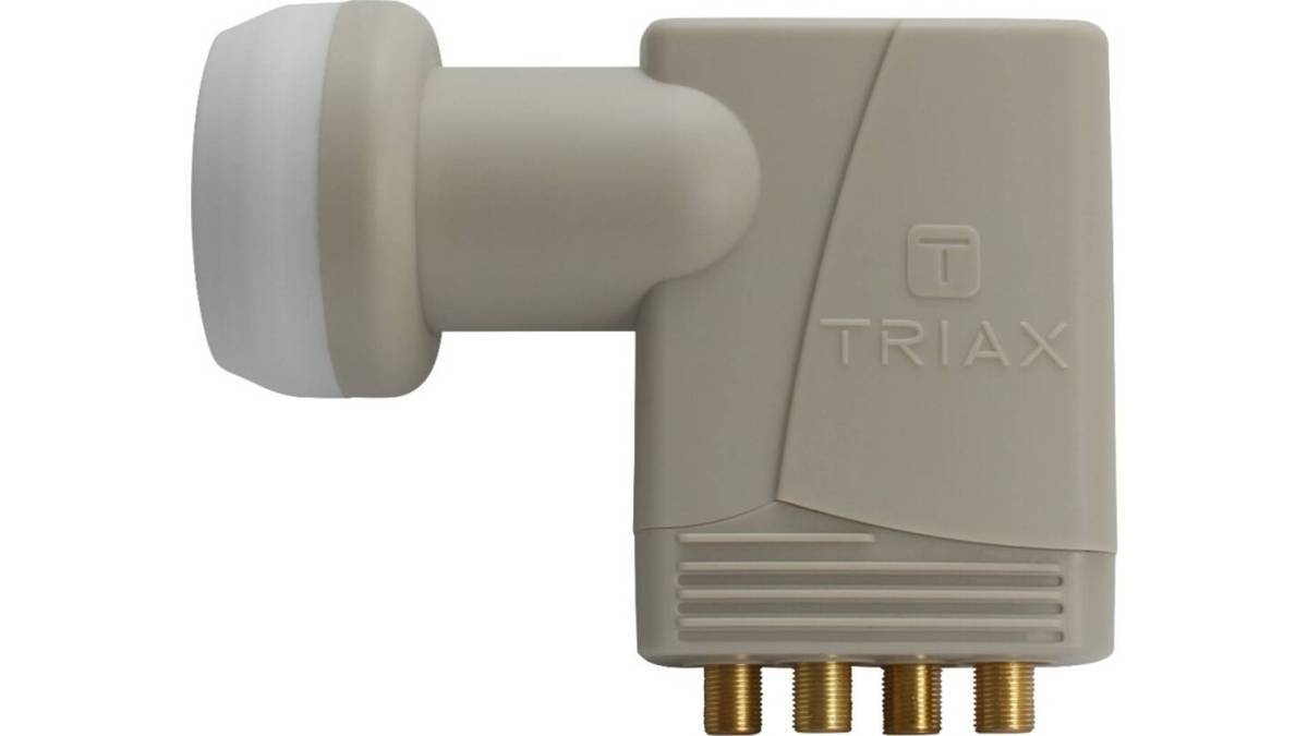 Triax Universele Quad LNB - 4 Uitgangen - TQD 404 Gold - 304874-0