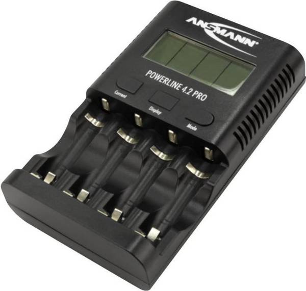 ANSMANN POWERline 4.2 Pro Batterijlader/Tester voor 4xAA/AAA, 1800 mA (USB)