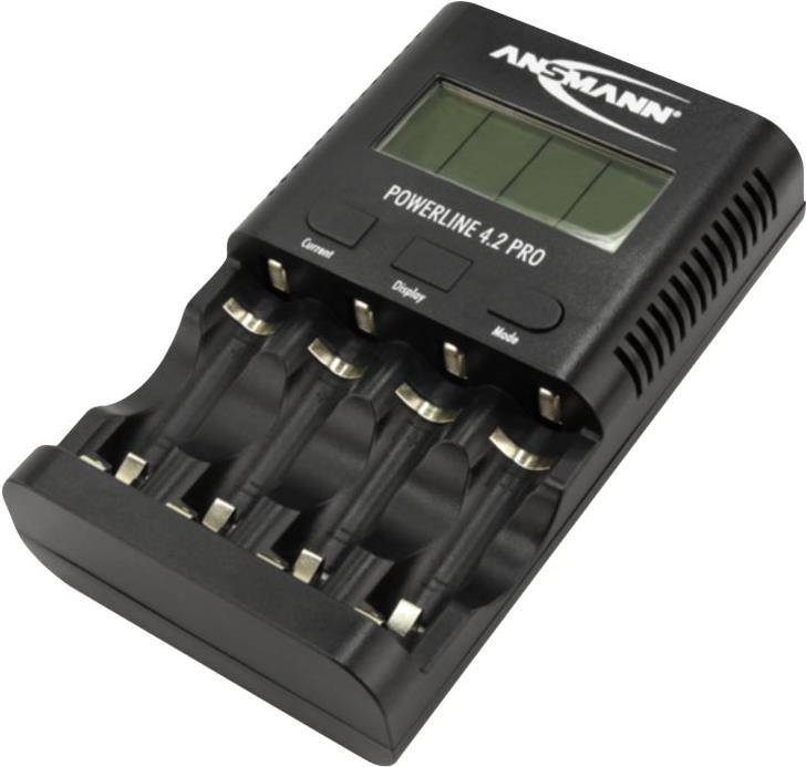 ANSMANN POWERline 4.2 Pro Batterijlader/Tester voor 4xAA/AAA, 1800 mA (USB)-0