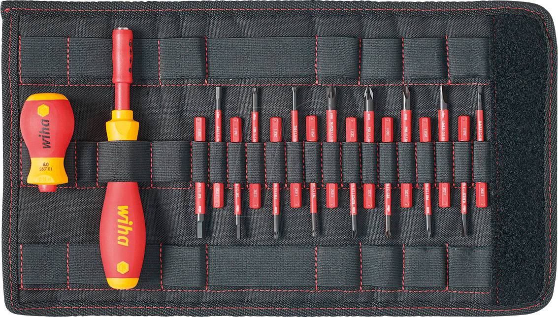 Wiha slimVario Starterset 2831 - Schroevendraaier Bitset - 19-delig (41231)-0