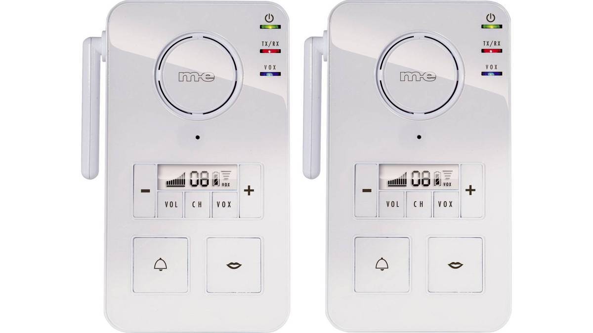 M-E MODERN-ELECTRONICS Draadloos Intercomsysteem FS 2.1 Wit-0