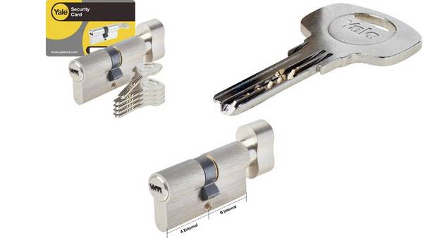 YALE Y003 05679 Profiel Knopcilinder 30/30 mm (Y003 05679)