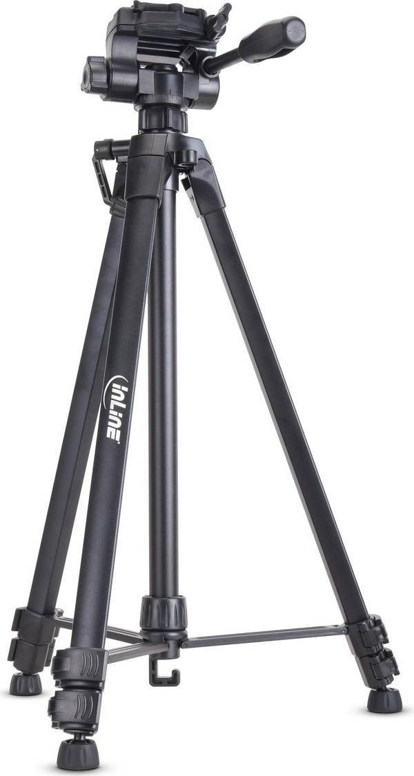 InLine Statief - Universeel - Aluminium - Zwart - Max Hoogte 1,73 m - 48018B