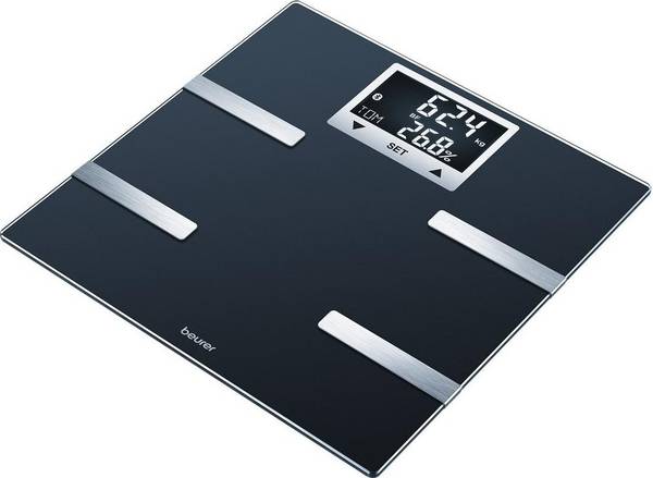 Beurer BF 720 Diagnostische Weegschaal - Capaciteit 180 kg - Bluetooth - Zwart LCD Display