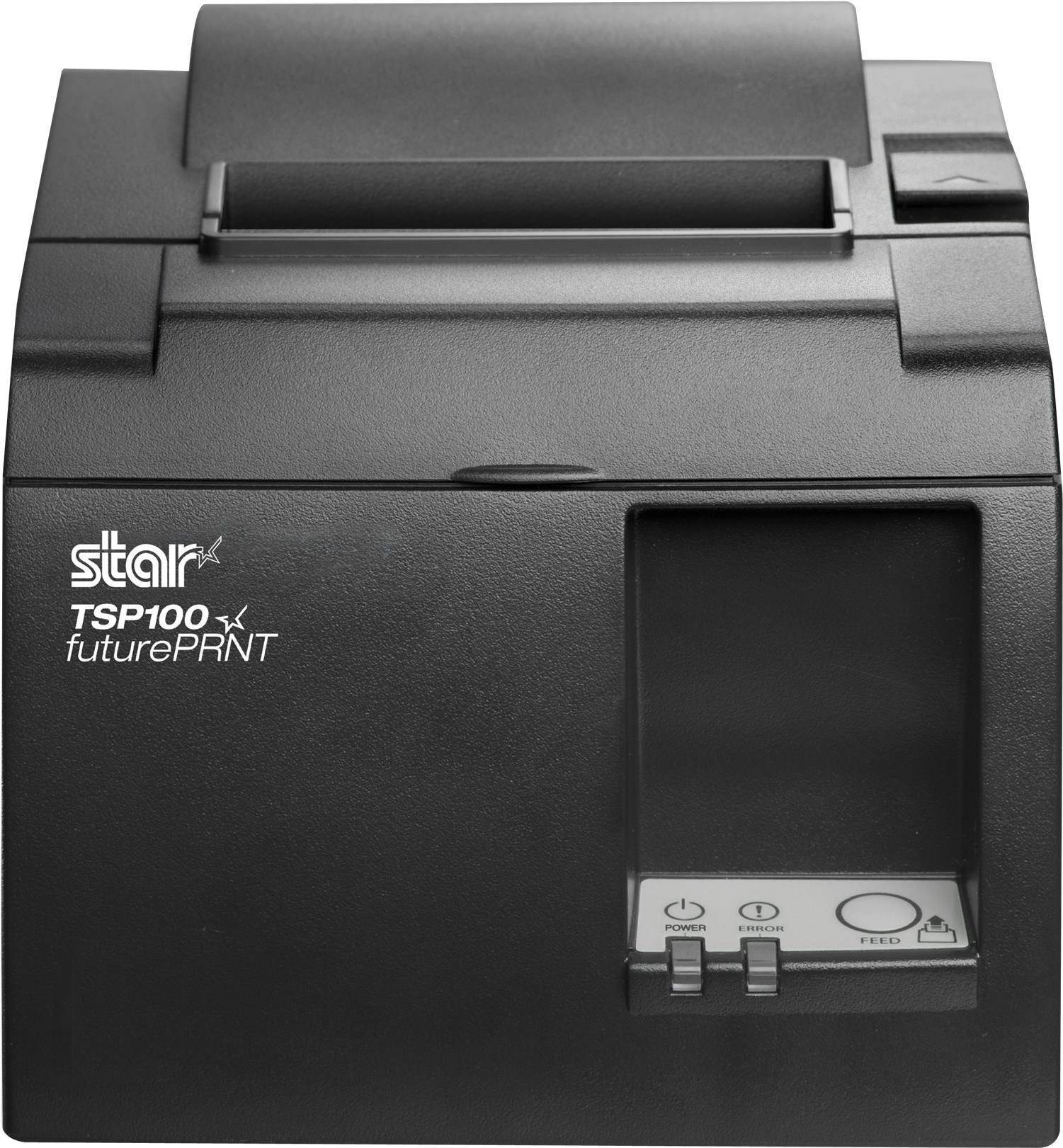 Star Micronics Star TSP143IIU+ Bonprinter - Direct Thermal - 8 cm Rol - 203 dpi - USB 2.0 - Snijder - Grijs-0