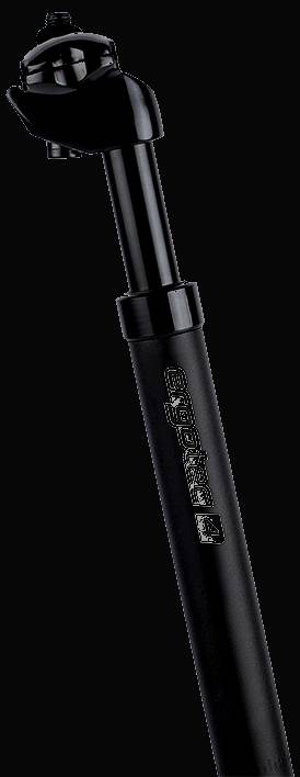 Zadelpen Ergotec verend SP-4.0 ø27.2 / 350 mm - zwart-0